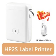 Bluetooth Etikettendrucker Thermodrucker Drahtlos Tragbar Mini Aufkleber Drucker