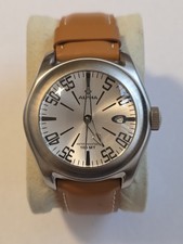 Alpha Date Miyota Quarz 42mm Herrenuhr UNGETRAGEN Aus Sammlung 