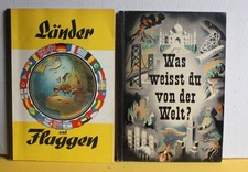 2 Birkel-Nudeln Sammelalben "Länder+Flaggen"/"Was weisst du von der Welt"