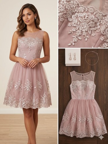 Chi london kleid rosa - kleid,