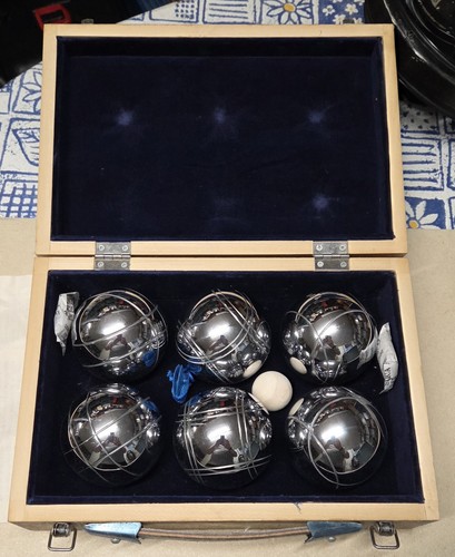 Boule spiel set kugeln und - kugeln,