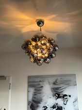 Hanging Lamp Gross by Rydéns - Pendelleuchte Ø50 cm Rauchgrau