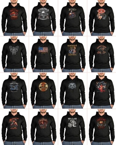 Herren biker sweatshirt mit - herren,