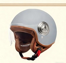 Helme Grau Motorradhelm Mit