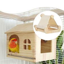 Vogelkäfig aus holz mit - vogelkäfig,