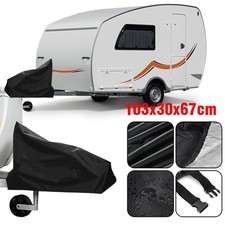 Schwarz Deichselabdeckung