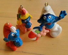 Weihnachtsschlümpfe Schlümpfe Schlumpf betend Weihnachten Smurfs Schlumpfine 3x