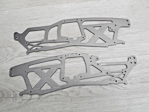 Hpi savage chassis plates - x4.6,