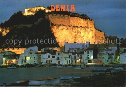 Denia vista nocturna - vista,