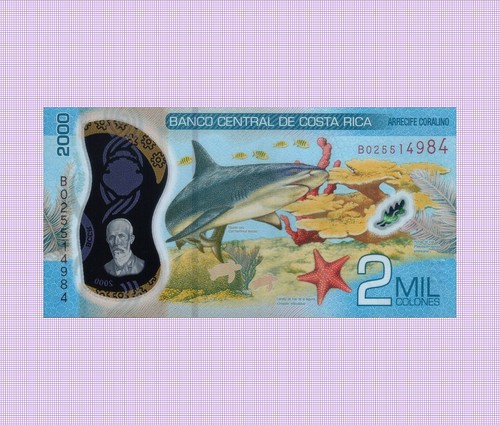 Costa rica 2000 colones unc - ,