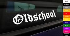 20cm Oldschool Sticker diverse
