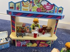 Playmobil Kiosk, Jahrmarkt, Süßigkeiten Stand