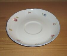 Burg Lindau, 1 Untere, Untertasse,  Streublümchen, blauer Rand