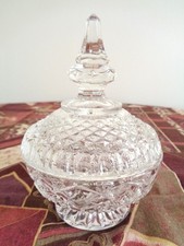 Kristallglas, runde Schale mit