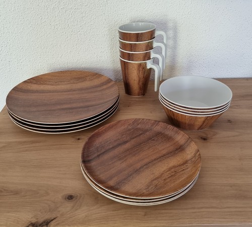 Geschirr set melamin nature - set, °