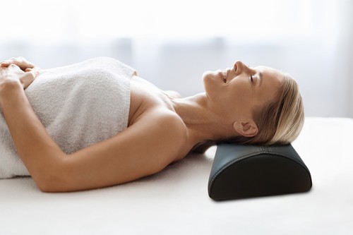 Echtleder halbrolle für spa - echtleder,