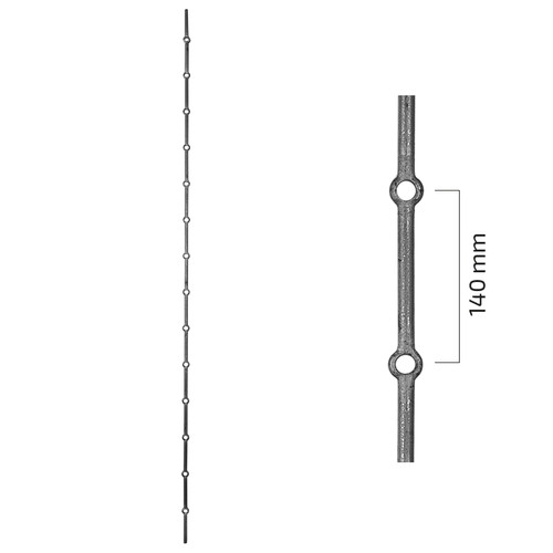 Lochstab ø14mm fenstergitter - Ø14mm,