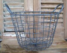 Stabiler Drahtkorb silber