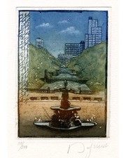 Dieter Portugall, Düsseldorf, Städteradierung