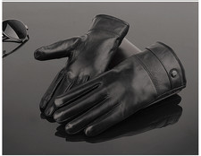 LEDERHANDSCHUHE BW HANDSCHUHE GEFÜTTERT WINTER LEDER FINGERHANDSCHUHE