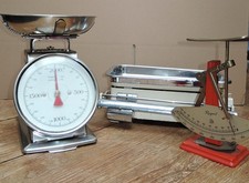 3 ANTIKE  WAAGEN WAAGE KONVOLUT  RETRO VINTAGE  KÜCHENWAAGE BRIEFWAAGE