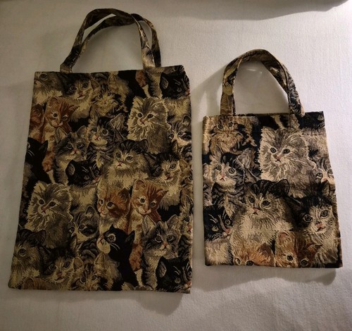 Taschen katzen brokat klein - taschen,