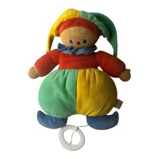 FEHN Spieluhr Clown bunt ca 24 cm VINTAGE DEFEKT