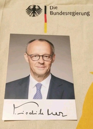 Autogrammkarte bundeskanzler - autogrammkarte,
