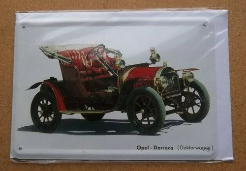 Opel blechschild darracq - blechschild,