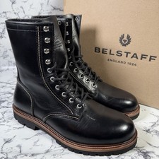 Belstaff Herren Schwarz Leder