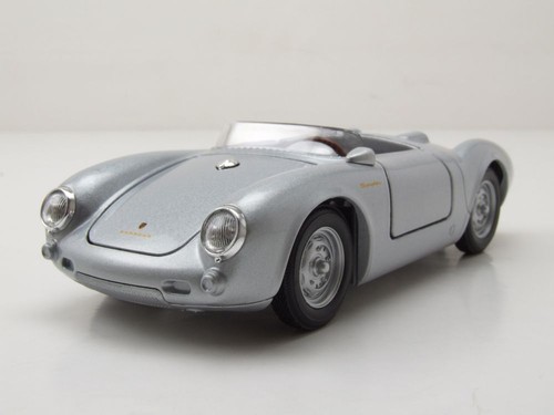 Porsche 550 spyder silber - porsche,
