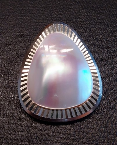 Brosche nadel clip mit stein - ,