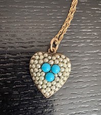 Alter Anhänger Herz Silber