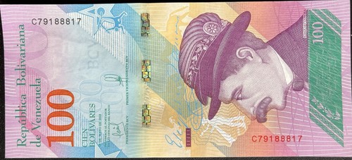 Venezuela banknote 100 - venezuela,