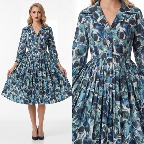 Vintage 50er jahre - 50er, blau