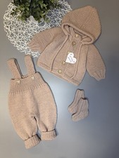 Handgestrickte Baby Set Gr