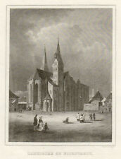 Eichstätt Obb. Original Stahlstich Poppel 1870