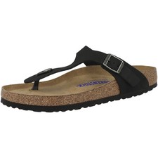 Birkenstock Gizeh SFB Nubukleder Zehensandale Weichbettung normal Damen