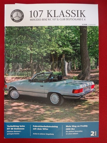 Mercedes 107 club zeitung - sl,