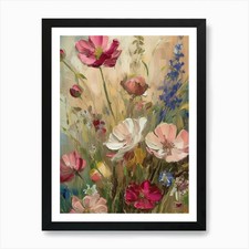 Wildblume Ölgemälde, Morgen