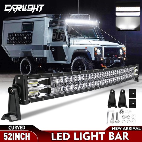 Gebogener led lichtbalken - 52",