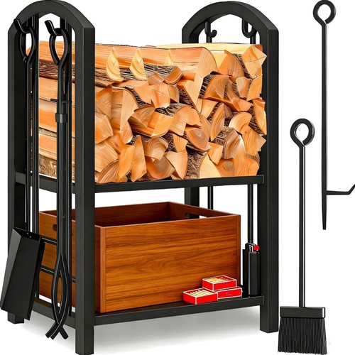 Kaminholzregal holz - kaminholzregal,