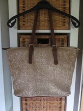 Tasche/ Shopper gold Neu