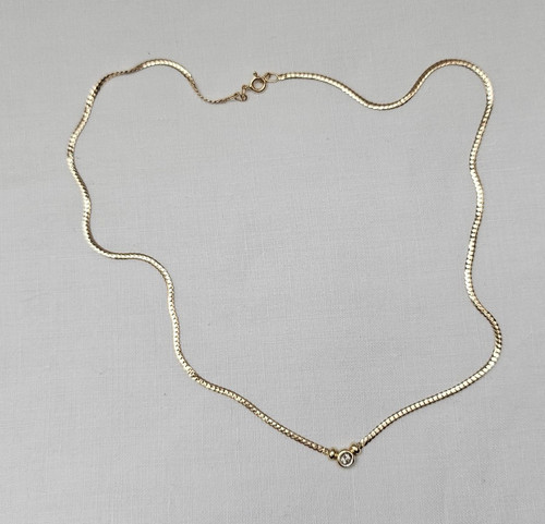 Kette 585 gelbgold brillant - 585,