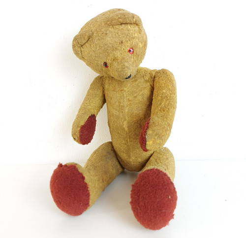 Vintage gelenkteddybär - vintage,