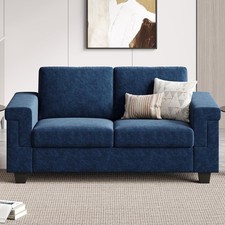 160cm samtstoff sitzer couch - 160cm, 2-sitzer-couch