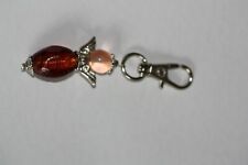 Anhanger mit Karabinerhaken    Gesamtlänge 76mm  (M009) Handarbeit