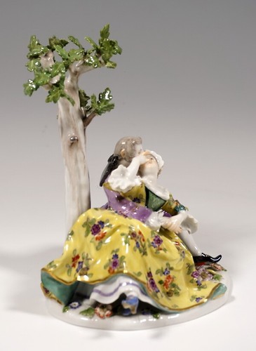 Meissen figur liebes gruppe - meissen,
