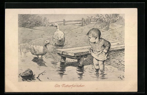 Künstler hermann kaulbach - künstler-ak,