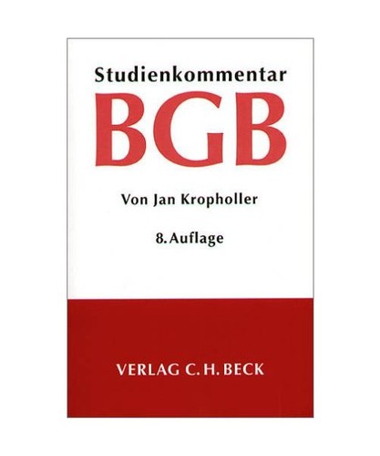 Studienkommentar bgb jan - bgb.,,